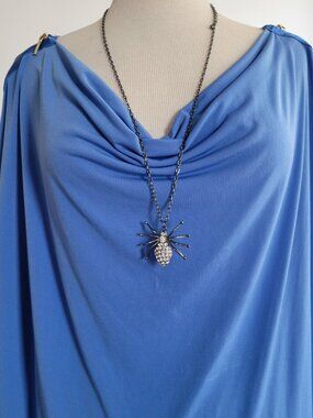 ElementZ Royal Blue Drape Neck Women’s Tunic